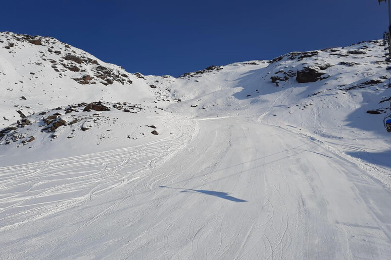 Le piste e gli impianti da sci a Solda, in Alto Adige in una foto di archivio - RIPRODUZIONE RISERVATA