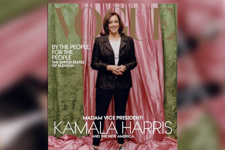 Kamala Harris su  'Vogue ' ma la foto fa discutere - RIPRODUZIONE RISERVATA