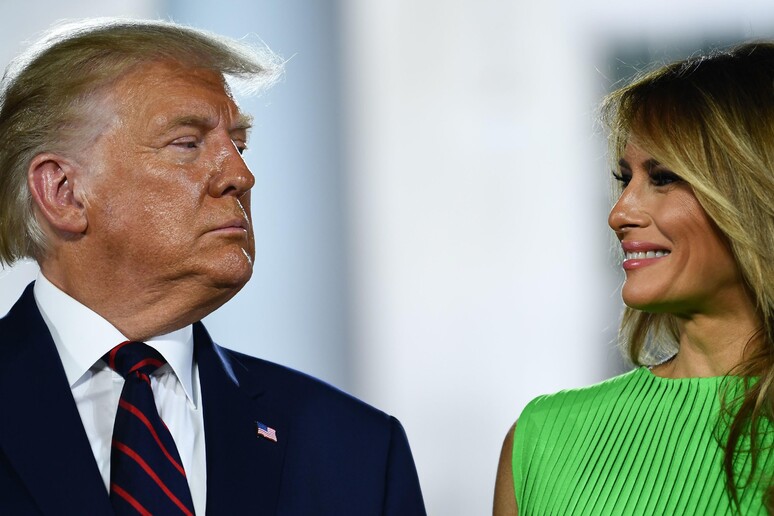Donald Trump e la moglie Melania © ANSA/AFP