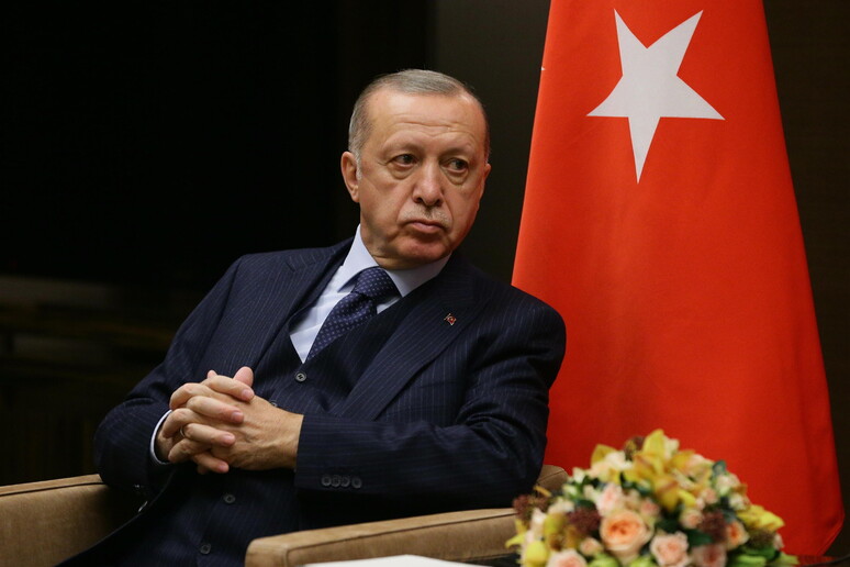 Erdogan in una foto di archivio © ANSA/EPA