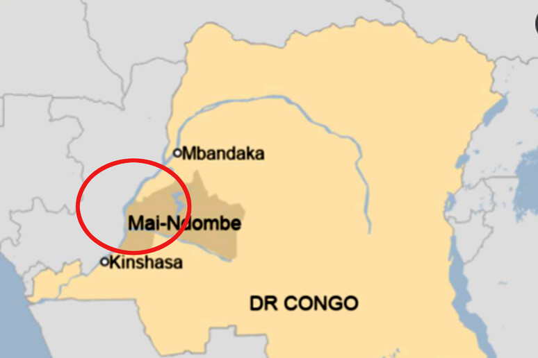 La cartina del Congo - RIPRODUZIONE RISERVATA