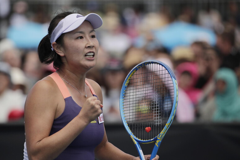 La tennista cinese Peng Shuai © ANSA/EPA