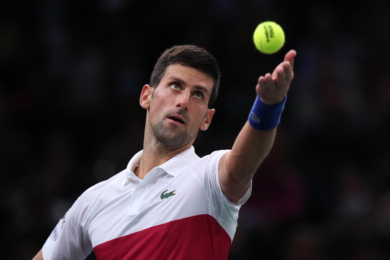 Djokovic contro Ruud © ANSA/EPA