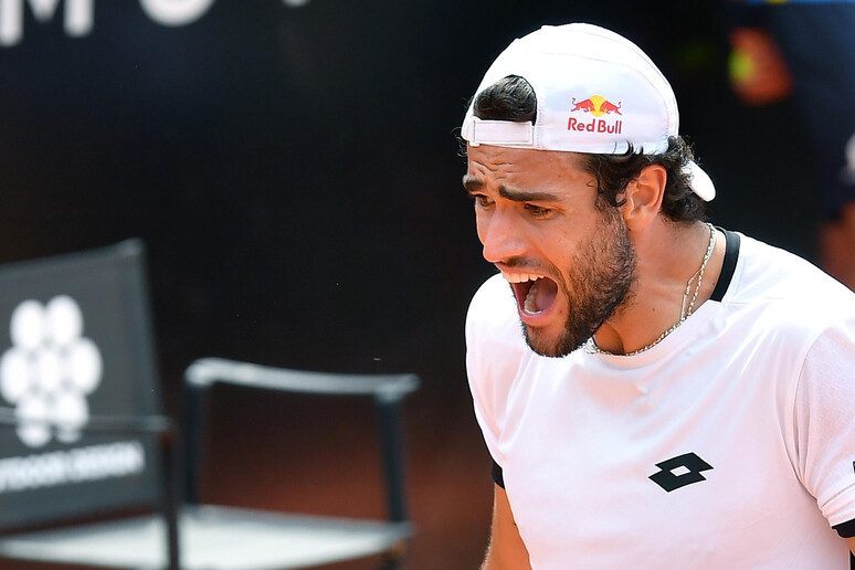 Il tennista romano Matteo Berrettini © ANSA/AFP