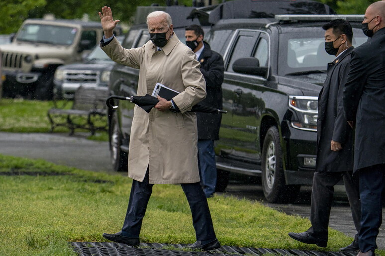 President Joe Biden Departs White House for Camp David © ANSA/EPA