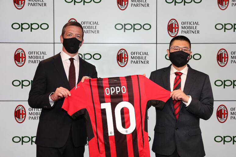 OPPO Italia scende in campo con AC Milan come Official Mobile Partner - RIPRODUZIONE RISERVATA