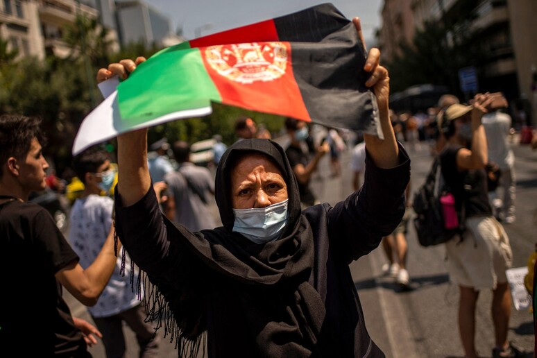 Afghanistan, proteste contro il nuovo regime talebano © ANSA/AFP