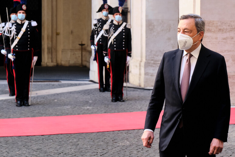 Il presidente del Consiglio Mario Draghi © ANSA/LaPresse