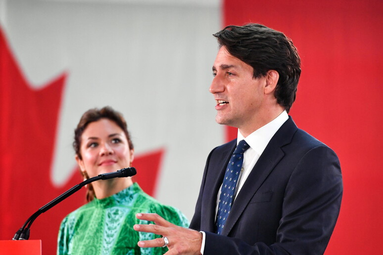 Il premier canadese Justin Trudeau © ANSA/EPA