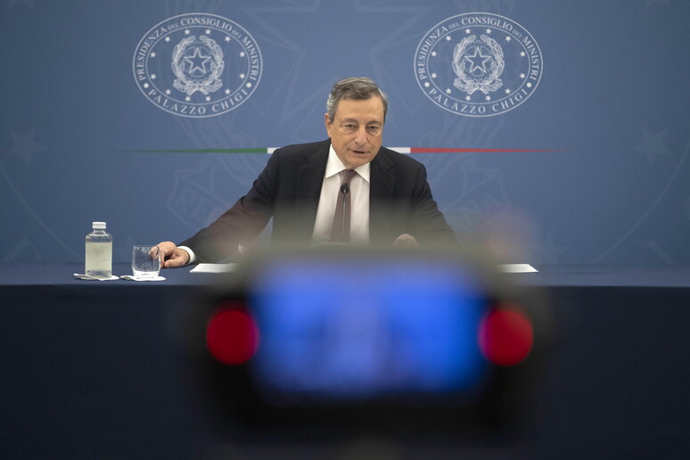 Mario Draghi © ANSA/EPA