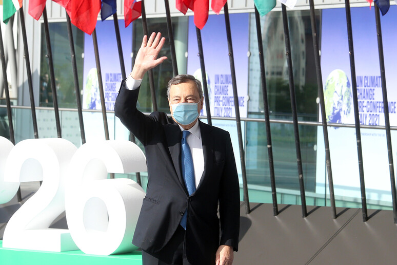 Il presidente del Consiglio Mario Draghi (Foto Ansa) - RIPRODUZIONE RISERVATA