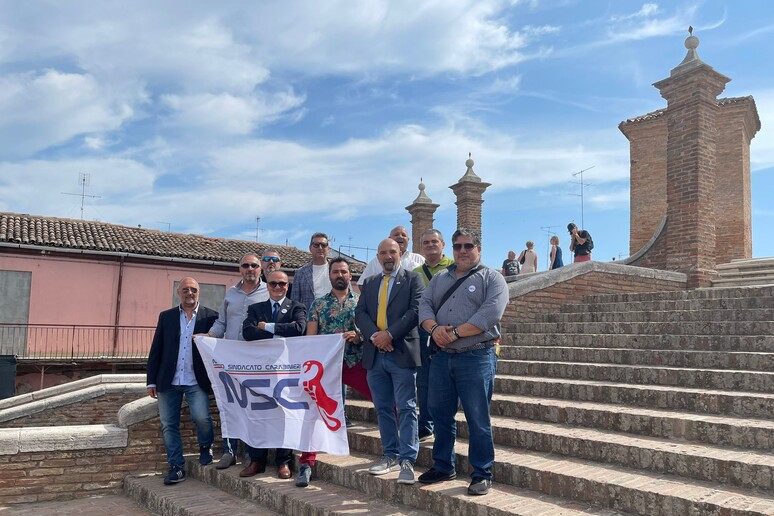 Il sindacato Nsc a Comacchio - RIPRODUZIONE RISERVATA