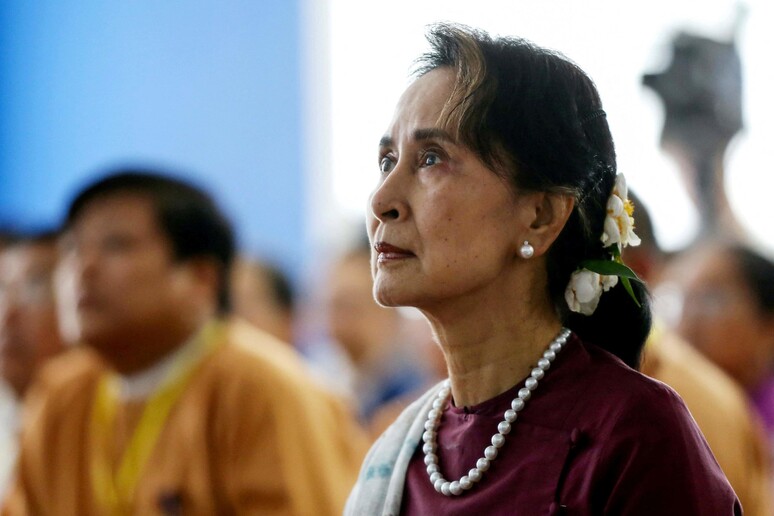 La leader birmana Aung San Suu Kyi © ANSA/AFP