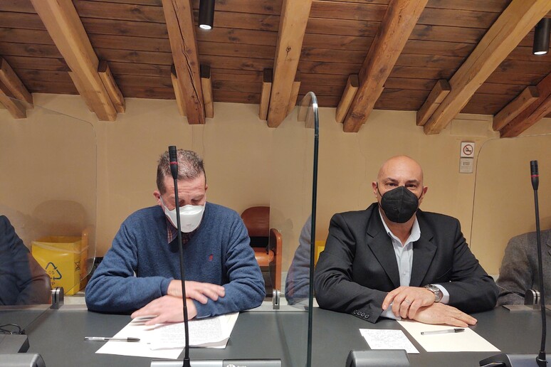 I consiglieri comunali di Aosta Foti e Boccazzi - RIPRODUZIONE RISERVATA