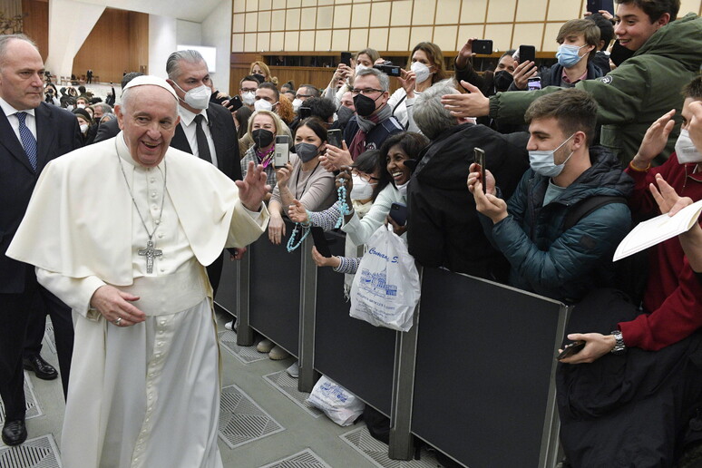 Pope Francis ' weekly general audience © ANSA/EPA