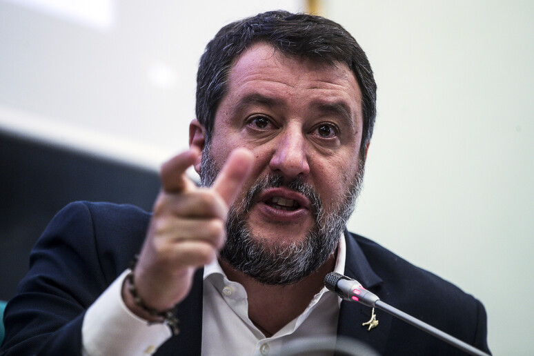 Il segretario della Lega Matteo Salvini - RIPRODUZIONE RISERVATA