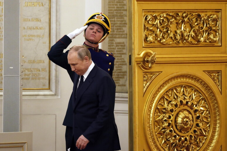Il presidente russo Putin in una recente immagine © ANSA/EPA