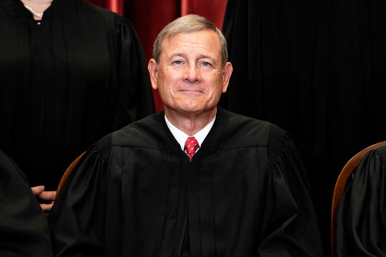Il giudice capo della Corte suprema americana John Roberts © ANSA/EPA