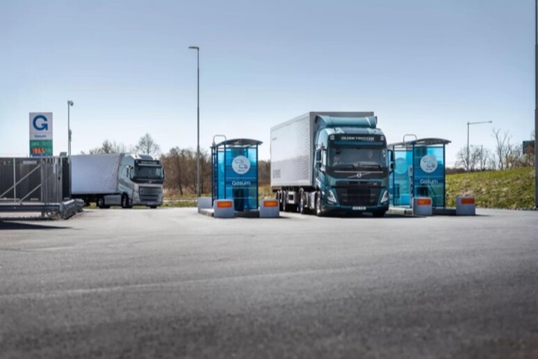 Volvo Trucks punta anche sul biogas per le lunghe tratte © ANSA/Web