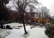 Maltempo: neve ad Ariccia, Roma