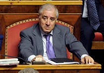 Marcello Dell'Utri in aula al Senato