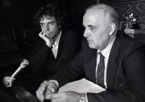 Ugo Vetere (D) e Renato Nicolini (S) in una immagine di archivio