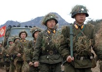 Una esercitazione di soldati nordcoreani