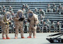 Soldati Usa del battaglione chimico tornano a Seul