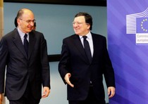 Letta e Barroso (foto archivio)
