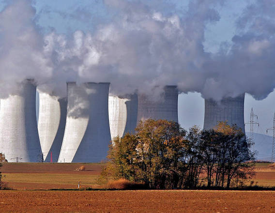 Una centrale nucleare