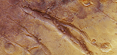 Solchi profondi sulla superficie di Marte (fonte: ESA)
