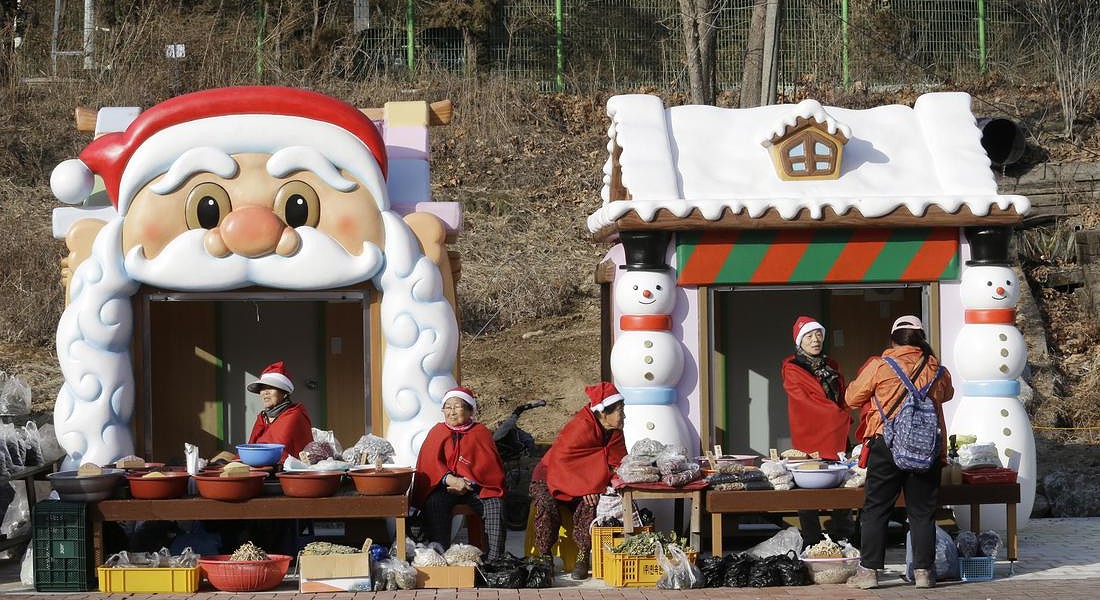 South Korea Christmas © AP