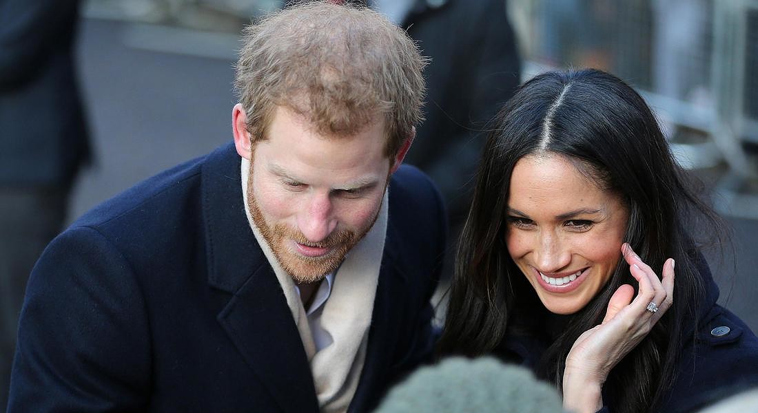Britain's Prince Harry and US actress Meghan Markle public engagement © EPA