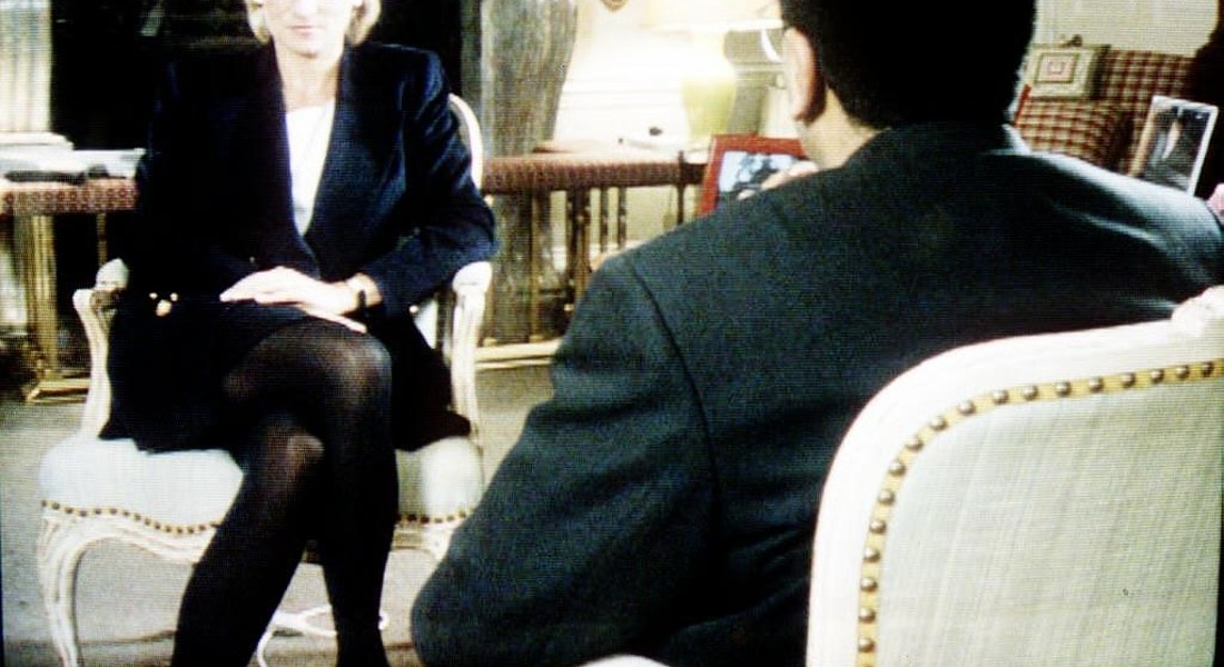 Lady Diana intervistata in tv © ANSA