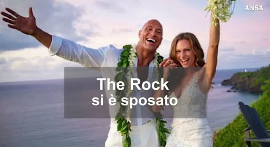 The Rock si e' sposato © ANSA