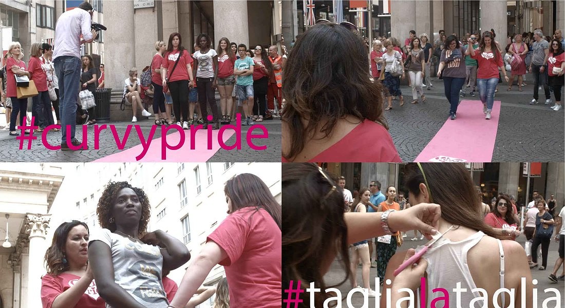 Il Curvy Pride #taglialataglia alla Moda: oltre 500 persone a Milano per la bellezza senza stereotipi © Ansa