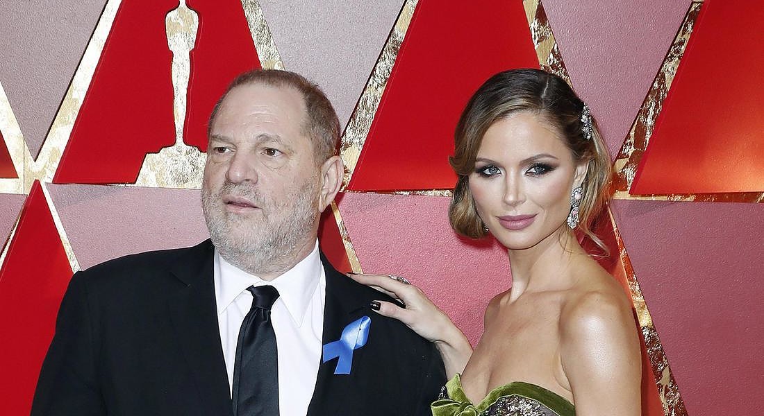 Harvey Weinstein con la moglie stilista Georgina Chapman © EPA