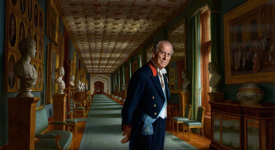 Un ritratto ufficiale, l'ultimo, del principe Filippo di Edimburgo © Ansa