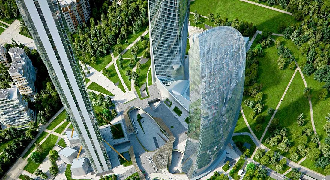 Citylife a Milano con le tre torri Torre Isozaki, Torre Hadid e Torre Libeskind © Ansa