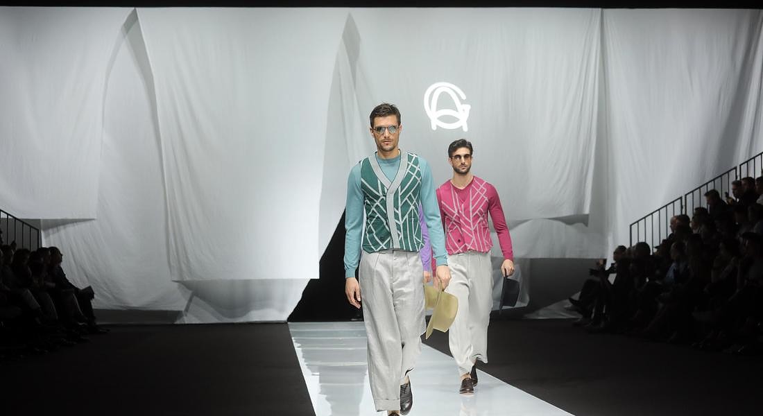 Milan fashion week: Giorgio Armani © ANSA