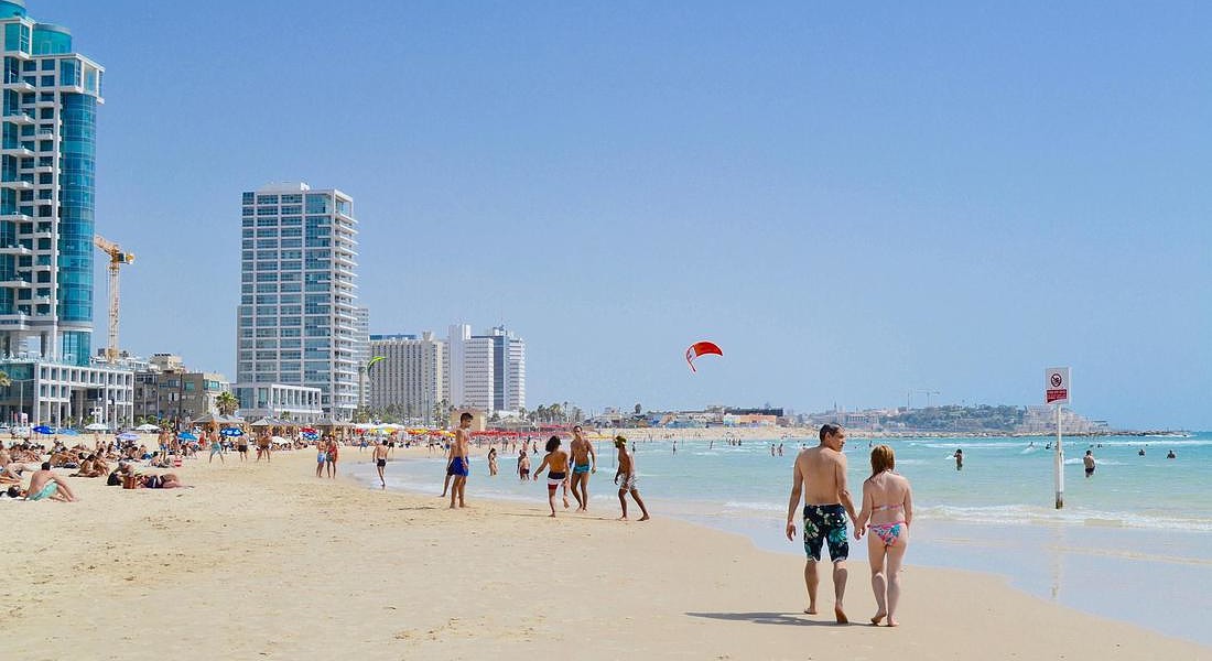 Tel Aviv spiaggia © ANSA