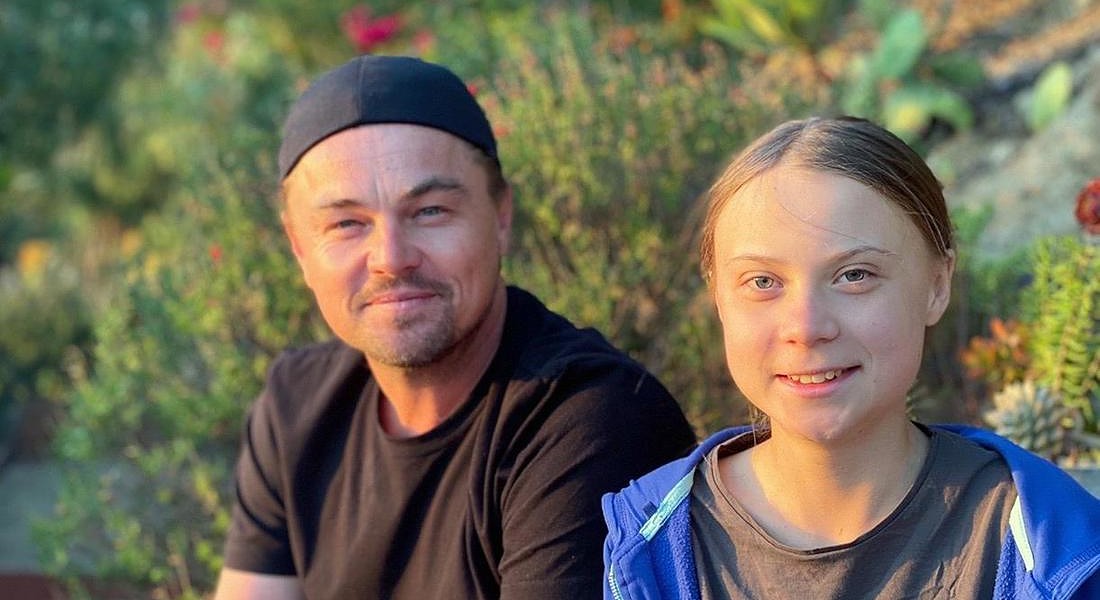 Facebook Leonardo DiCaprio con Greta Thunberg nel 2019 © ANSA