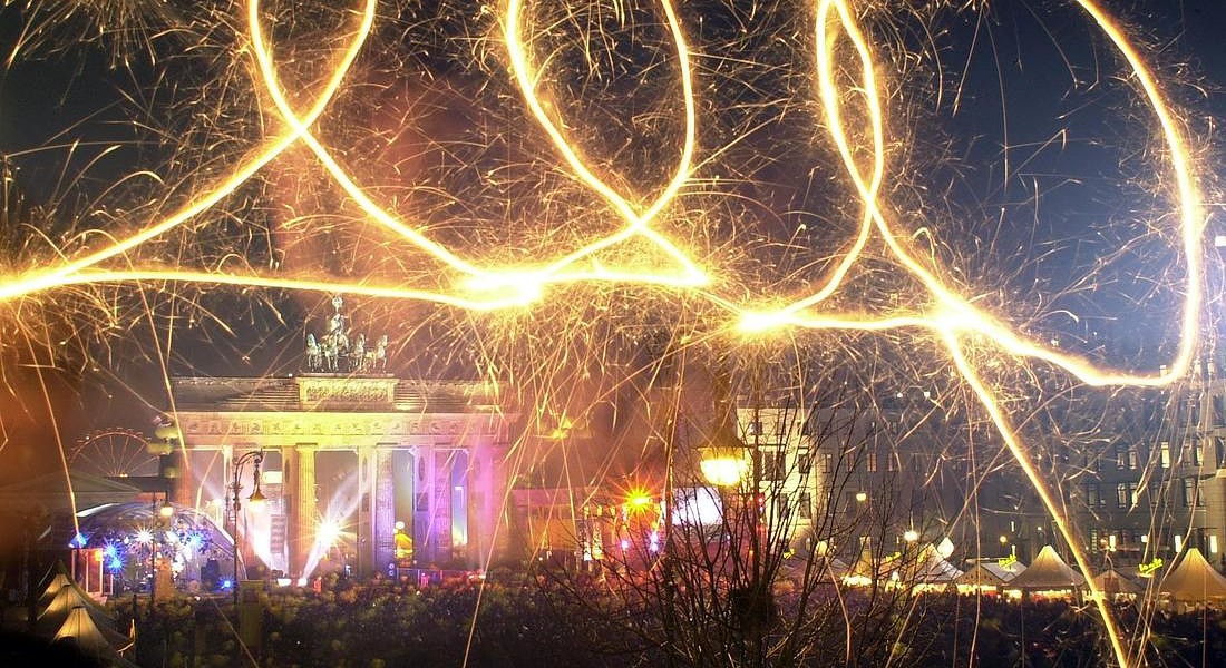 Era il capodanno del 2000. Berlino festeggia il nuovo Millennio © ANSA 