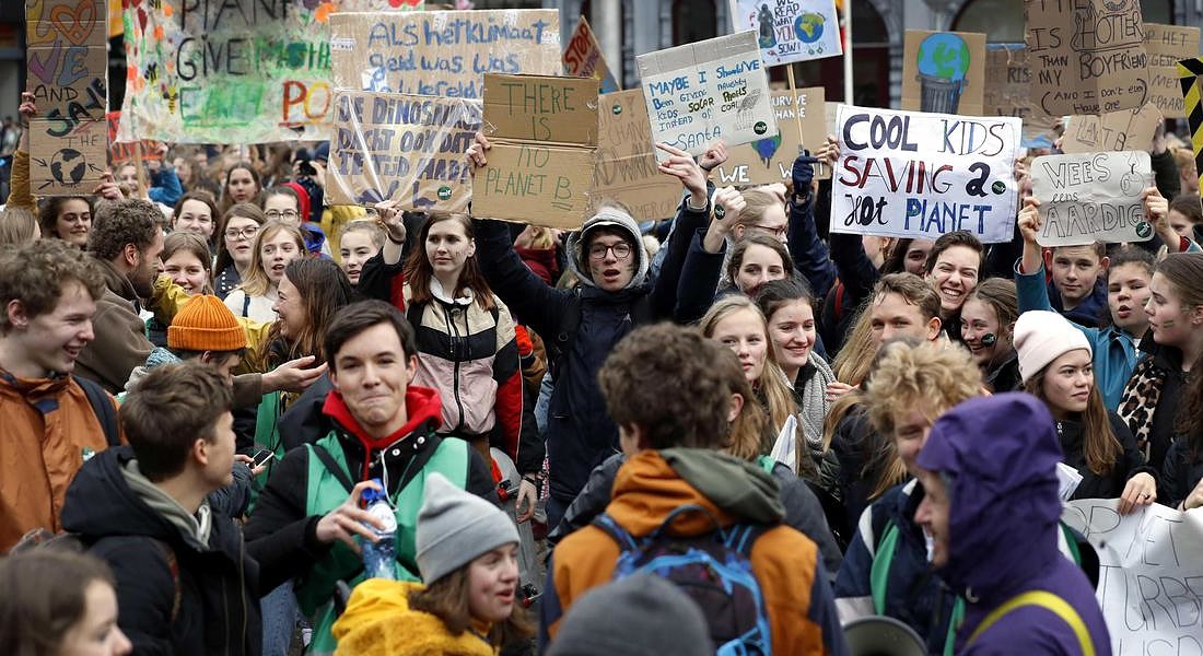 Climate Change protest in Amsterdam © EPA