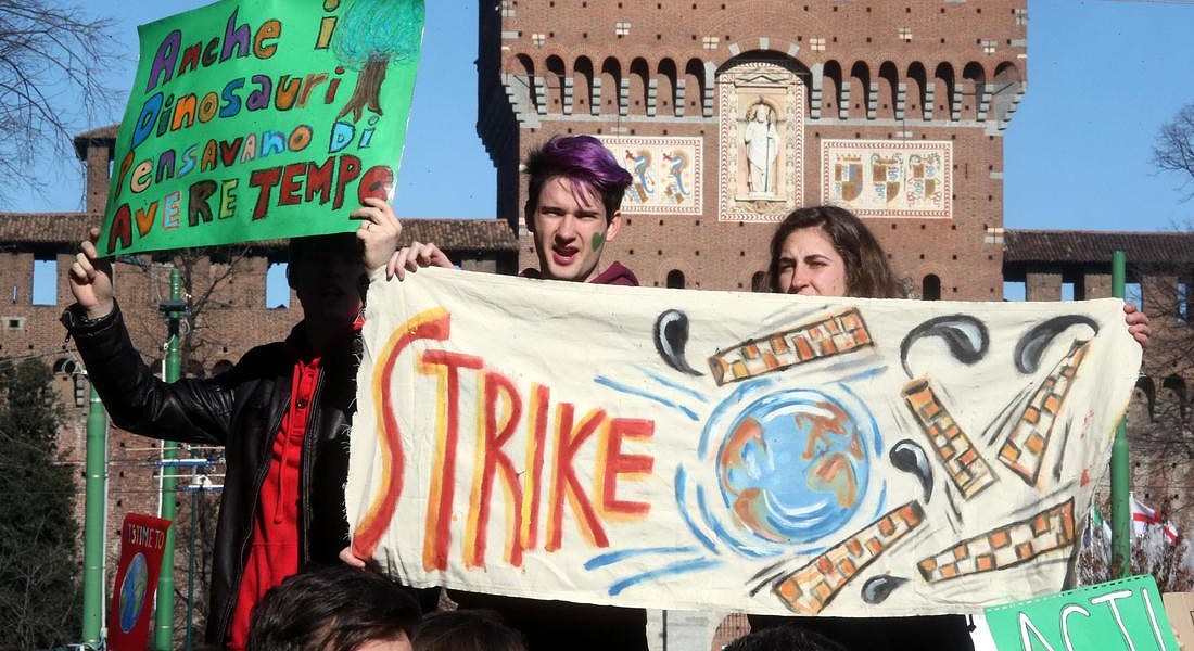 'Global climate strike' in Milan © ANSA