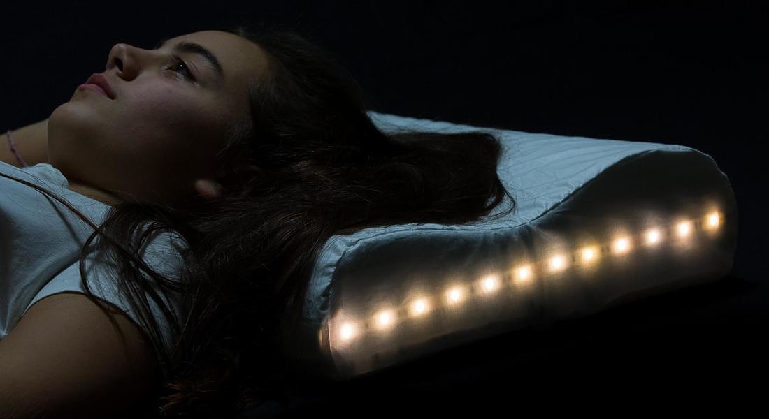 Design CoMeta 'Sleep beat', il sistema notte con sensori integrati che fa scattare delle luci di soccorso quando il bambino si alza o si agita © ANSA