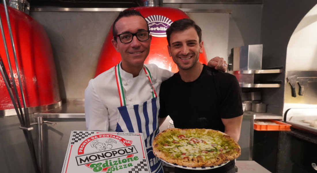 Monopoly Pizza presentazione in tour guidato da Vincenzo Falcone Delicious © ANSA