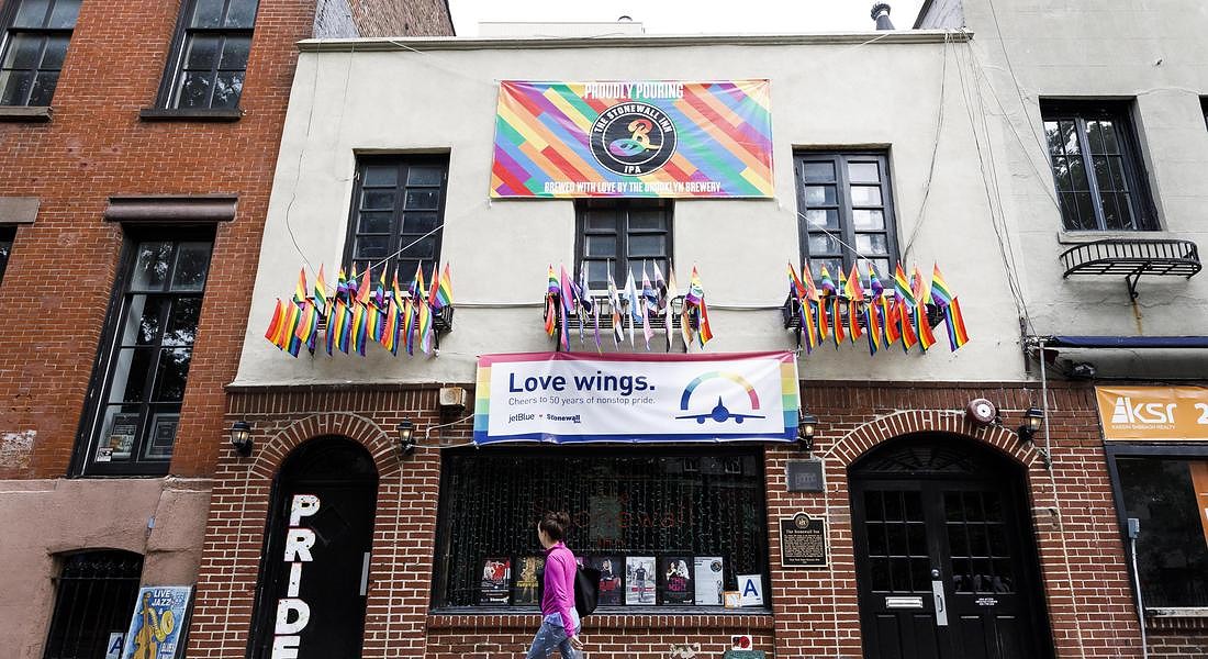 Stonewall Inn, Stonewall Uprising 50th Anniversary in New York © EPA