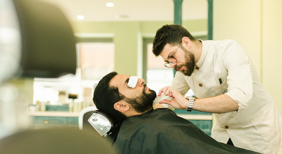 La cura della barba ben definita @ Barberino's © Ansa