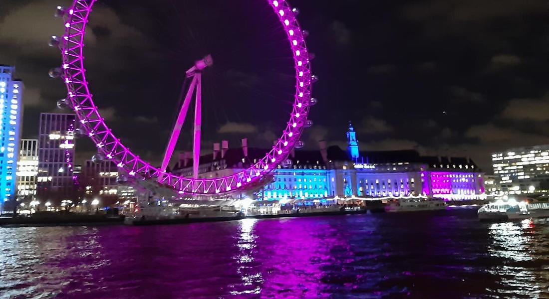 Londra: London Eye è pink © 